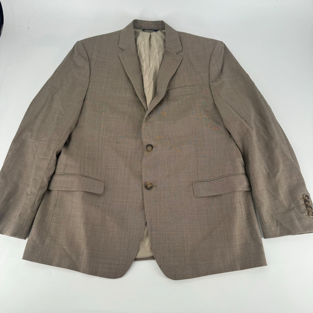 Ralph Lauren Mens 46R Wool Natural Stretch Blazer Tan Sport Coat Dillard's